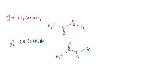 Solved Convert The Following Condensed Formulas Into Skeletal