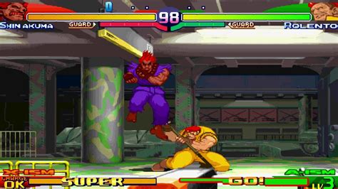 Shin Akuma Shun Goku Satsu Super Combo Finish Street Fighter Alpha