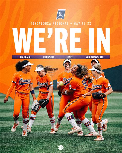 Clemson Softball Selected To First NCAA Tournament Clemson Tigers