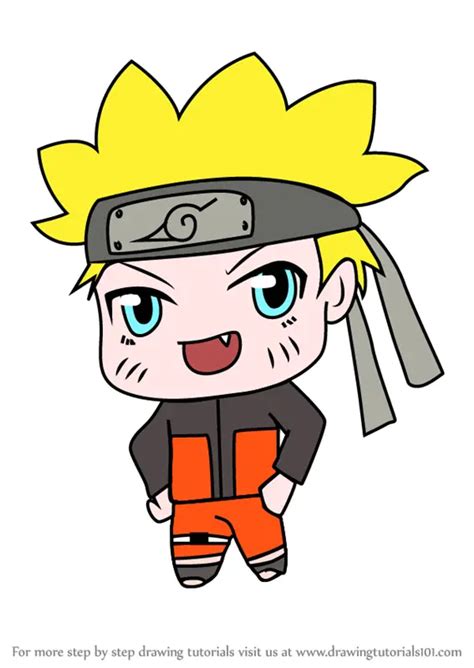 How to Draw Chibi Naruto Uzumaki (Chibi Characters) Step by Step ...