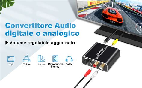 192Khz Convertitore Audio Digitale Analogico Alluminio Adattatore