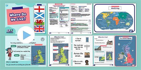 Geo Wonderers Ks The United Kingdom Lesson Pack Twinkl