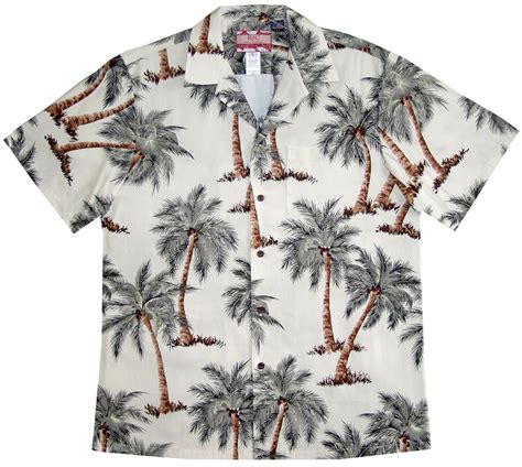 Midnight Coconut Tree Mens Hawaiian Shirt Ohanawear