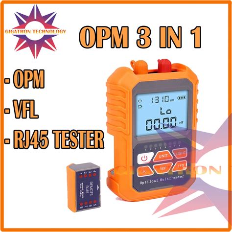 Jual OPM 3 In 1 Fiber Optik Optical Power Meter VFL Network Cable Test