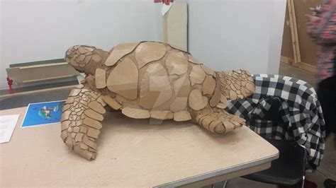 Cardboard Sea Turtle By Impresseddistress On Deviantart