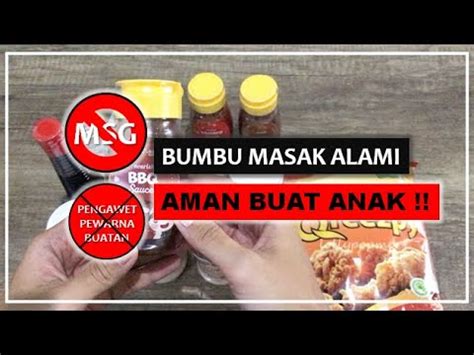 BUMBU PENYEDAP KALDU ORGANIK NON MSG TANPA PENGAWET PEWARNA BUATAN