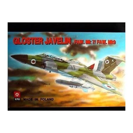 GLOSTER JAVELIN FAW MK 7 FAW MK9 BRITISH SUPERSONIC FIGHTER 1 72 ZTS