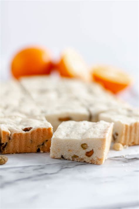 Orange Pistachio Shortbread Bars - Meg's Everyday Indulgence