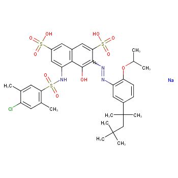 Disodium 5 4 Chloro 2 5 Dimethyl Phenyl Sulfonylamino 4 Hydroxy 3 2