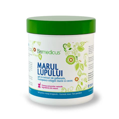 Gel Cu Extract De Marul Lupului Galbenele Rostopasca Col Farmacia