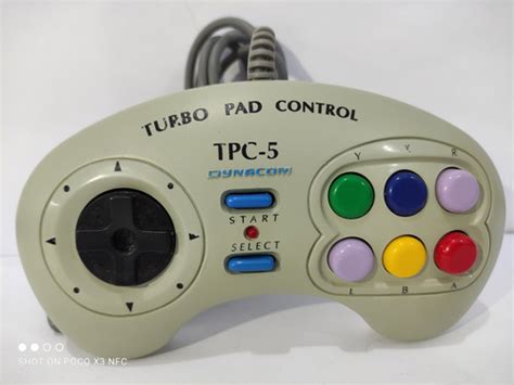 Controle Dynacom Turbo Original P Super Nintendo Tpc Parcelamento