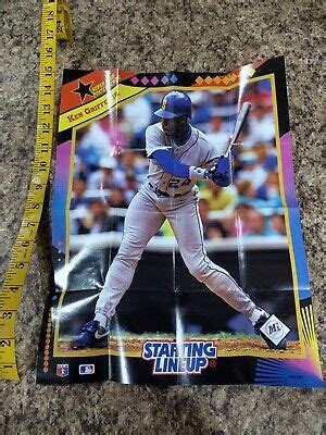 1992 Kenner Starting Lineup Vintage Ken Griffey Jr 15 Inch Poster SLU