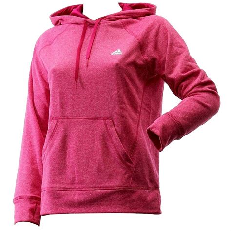 Adidas Women's Climawarm Ultimate Fleece Pullover Hoodie | JoyLot.com