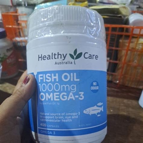 Jual HEALTHY CARE FISH OIL 1000MG OMEGA 3 400KAPSUL AUSTRALIA Shopee