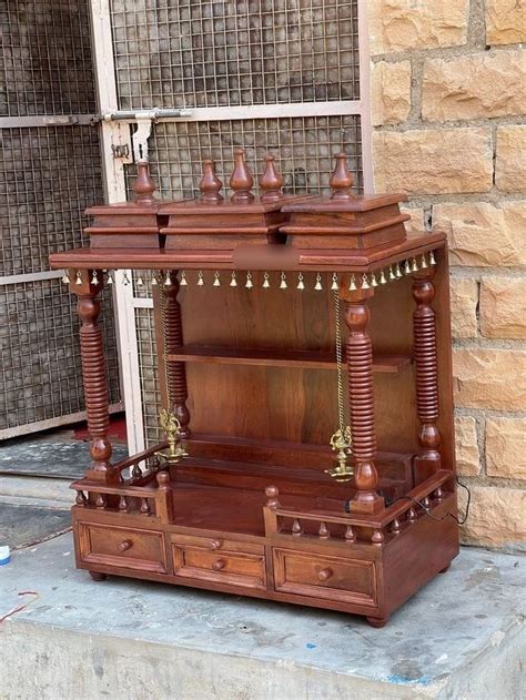 Hand Carved Teak Wood Pooja Temple At Rs In Saharanpur Id