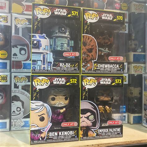 李大 正版現貨 Funko Pop 星際大戰 丘巴卡 R2d2 班肯諾比 皇帝 白卜庭 漫畫 漫畫色 2d 美版 蝦皮購物