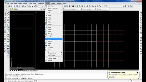 Autocad Aula Comando Trim Youtube