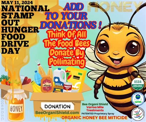 National Stamp Out Hunger Food Drive Day May 11 2024 Add Honey To Your