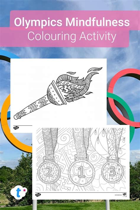 Olympics Mindfulness Colouring Activity Artofit