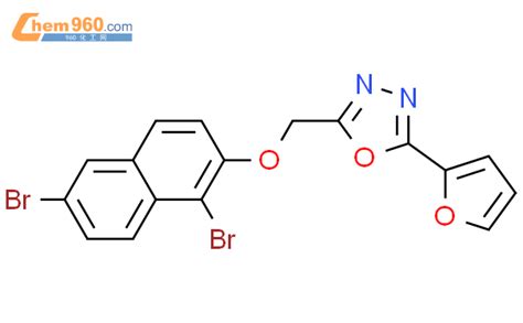 906072 21 7 1 3 4 Oxadiazole 2 1 6 Dibromo 2 Naphthalenyl Oxy Methyl