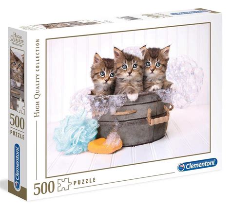 Puzzle Gattini E Sapone 500 Pezzi Puzzle Mania It