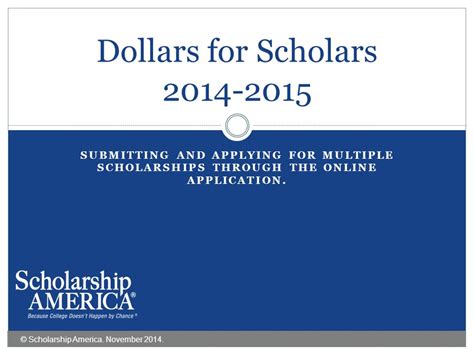 Submitting And Applying For Multiple Scholarships Through The Online