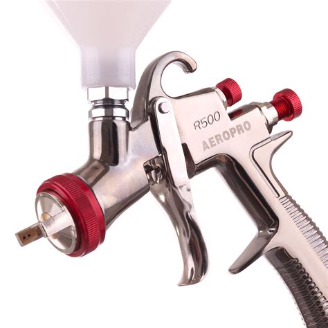 Aeropro Professional Spray Paint Gun Lvlp R500 13 Mm Nozzle Container