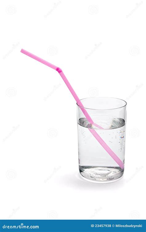 Drinking Straw Refraction In Water Stock Photo Image Of Cheat