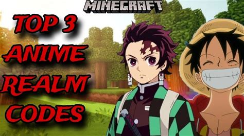 NEW TOP 3 BEST ANIME REALM CODES FOR MINECRAFT BEDROCK EDITION YouTube