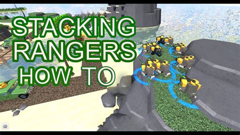 How To Stack Rangers Tower Defense Simulator Roblox Youtube