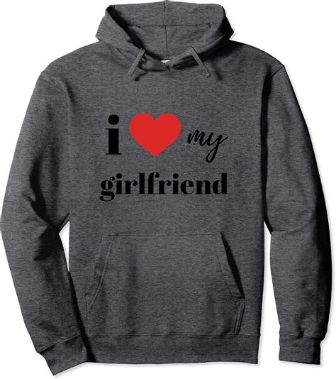 Awesome Matching Boyfriend Couple I Heart My Girlfriend Pullover Hoodie