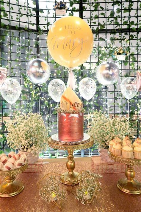 Elegant Glam Birthday Party Birthday Party Decorations For Adults 50th Birthday Party For