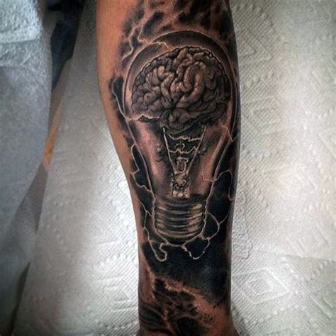 75 Light Bulb Tattoo Designs For Men - Bright Ink Ideas