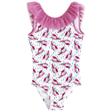 One Piece Swimsuit Lobster Print Yard Master Outdoors