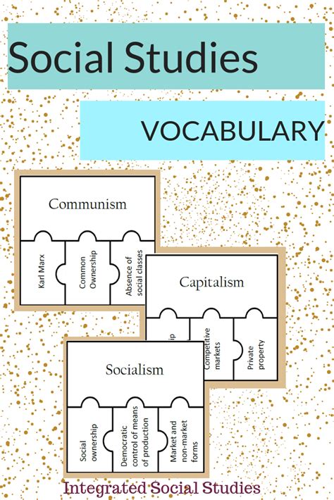 Social Studies Vocabulary Puzzles Social Studies Vocabulary Social