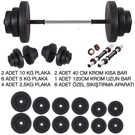 Ecgspor Kg Halter Seti Ve Damb L Seti A Rl K Fitness Seti Premium