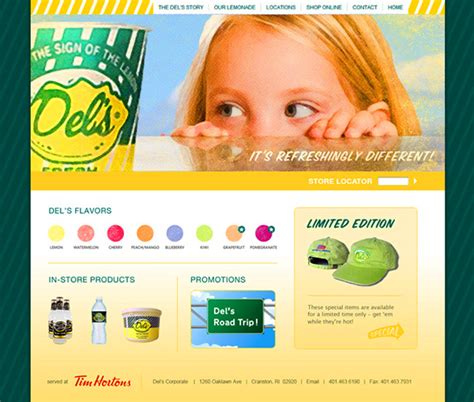 Del's Lemonade on Behance