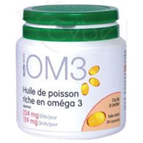 Om Huile De Poisson Riche En Om Ga Capsule Compl Ment Alimentaire