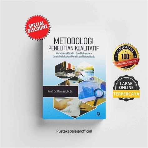 Jual Buku Original Metodologi Penelitian Kualitatif Karsadi Pustaka