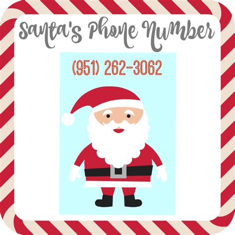 Santas Phone Number Free Gluesticks