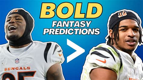 8 BOLD Fantasy Football Predictions Austin Ekeler Tee Higgins More