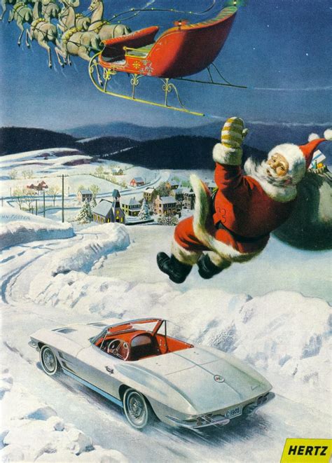 Old Vette Ad Merry Christmas Corvetteforum Chevrolet Corvette