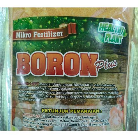 Jual Pupuk Boron Zpt Murni Micro Fertilizer Kg Shopee Indonesia