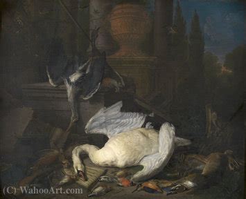 Artwork Replica Still Life With Swan By Pieter Gijsels 1621 1690