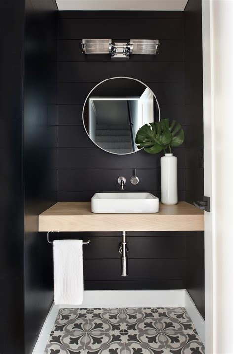 Englewood Project 3298 Transitional Powder Room Denver By Shadow Creek Homes Houzz