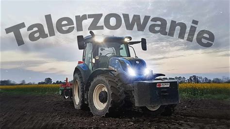 Wie W Szoku Talerzowanie Pod Kukurydze New Holland T Agro