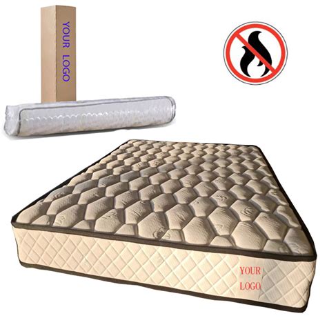 Fireproof Pocket Spring Mattress Hotel Fire Retardant Mattress Colchone