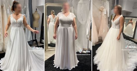 1 robe de mariée 2 morphologies différentes ces jeunes femmes se