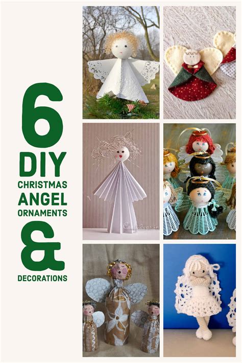 6 Diy Christmas Angel Ornaments & Decorations - diy Thought