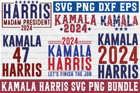 Kamala Harris Svg Png Bundle Graphic By Svg Design Store Creative